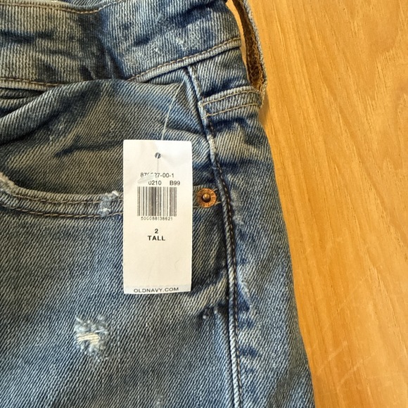 New Old Navy High-Rise O.G. Loose Secret Smooth Pockets Jeans Women's Sz 2 Tall - Picture 3 of 6